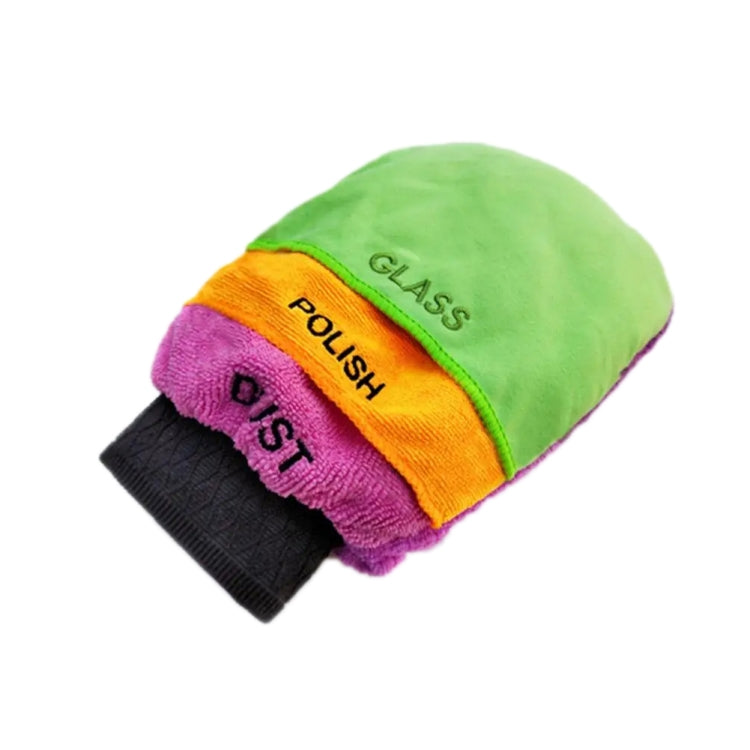 3 in 1 Multifunctional Car Waxing Thickened Cleaning Gloves