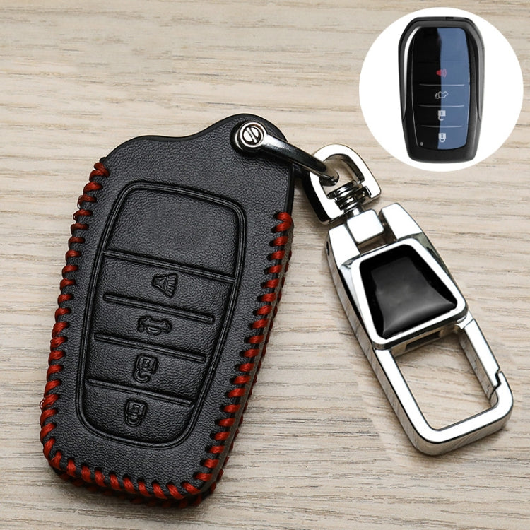 For Toyota Car Key Cover Multifunctional Keychain Anti-lost Number