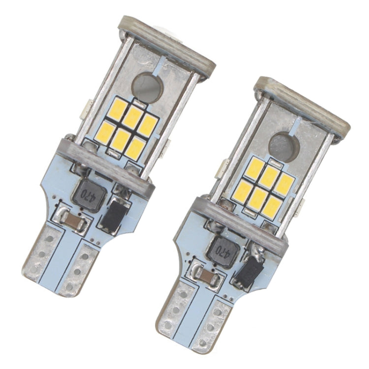2pcs Automotive LED Reversing Lights Decode Induction Wide Voltage