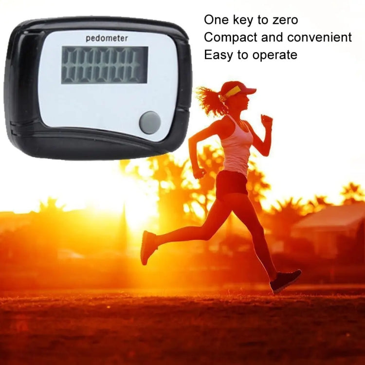 Single Function Pedometer Single Key Running Electro-Mechanical Counte ...