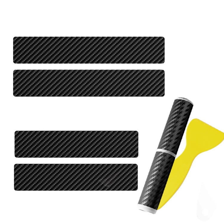 4pcs/Set Car Door Sill Strip PVC Anti-scratch Anti-dirt Protective