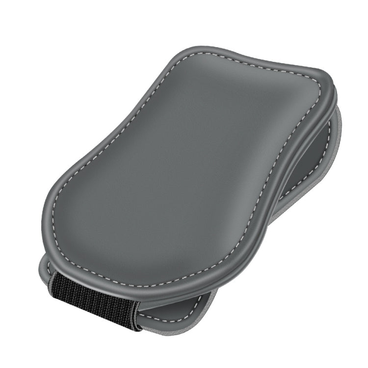 Car Eyeglasses Clip Car Leather Magnetic Closure Sunglasses Storage