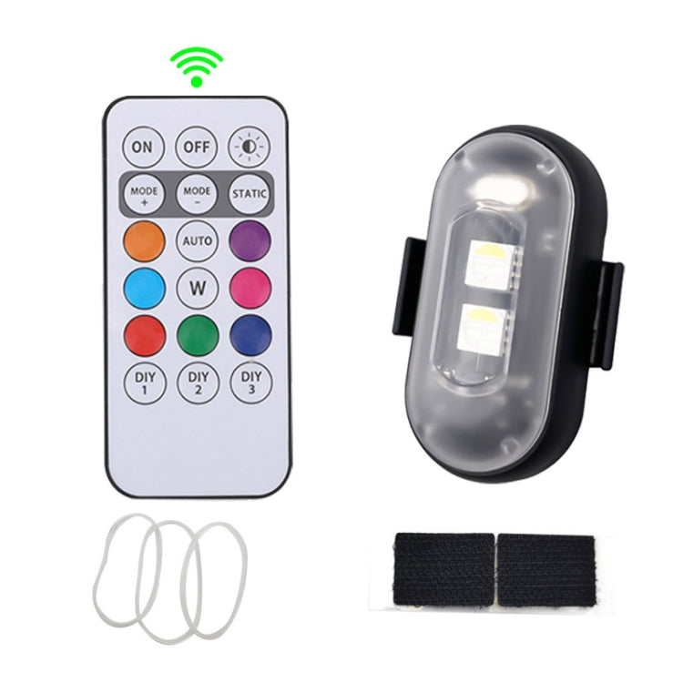 Wireless Remote Control Motorcycle Universal Colorful Flashing