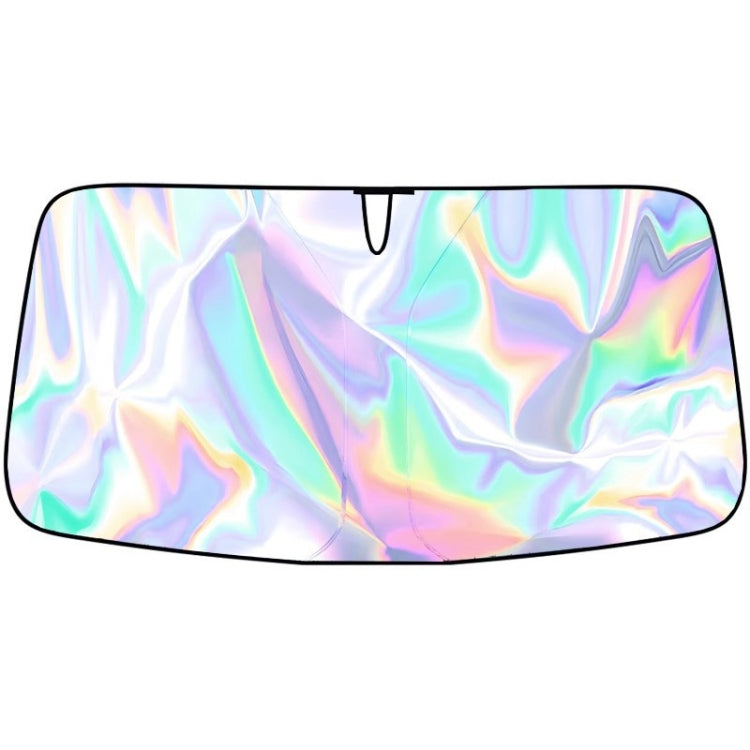 Car Front Windshield Sunshade Colorful Laser Heat Insulation