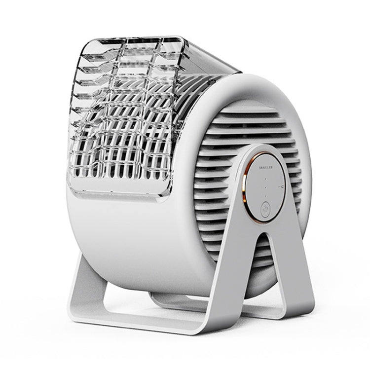 F7 Snail-shaped Desktop Mini Portable Bladeless Air Circulation Fan, F7 (Blue), F7 (White)