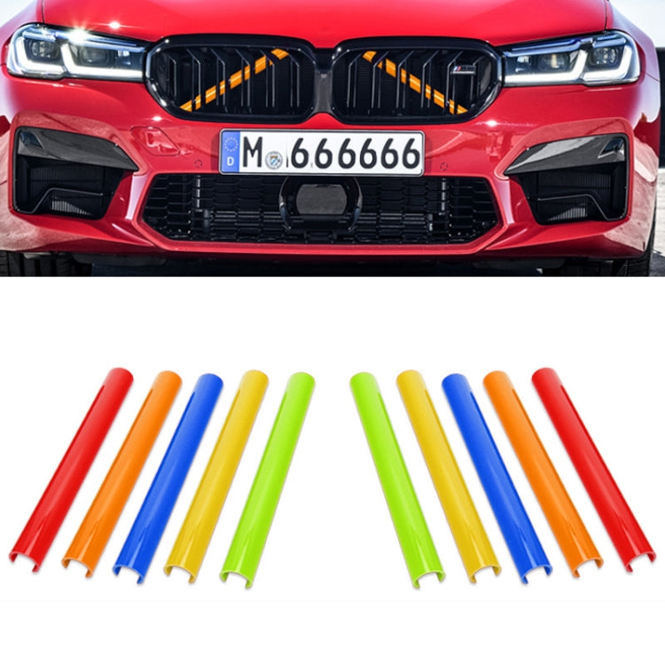 For BMW Bumper Color Change Silicone Decorative Strip, Red A, Red B, Red C, Orange A, Orange B, Orange C, Green A, Green B, Green C, Yellow A, Yellow B, Yellow C, Blue A, Blue B, Blue C
