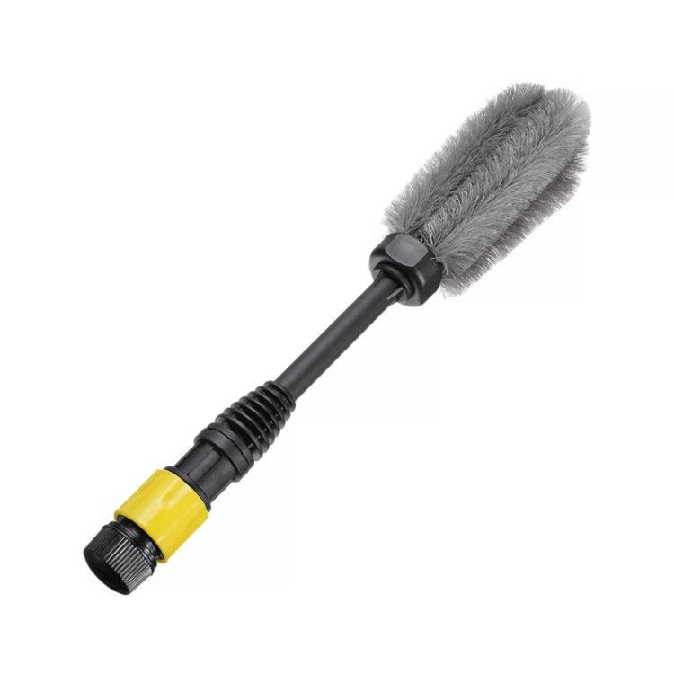 Wheel Hub Brush High Pressure Water-through Soft Bristle Cleaning