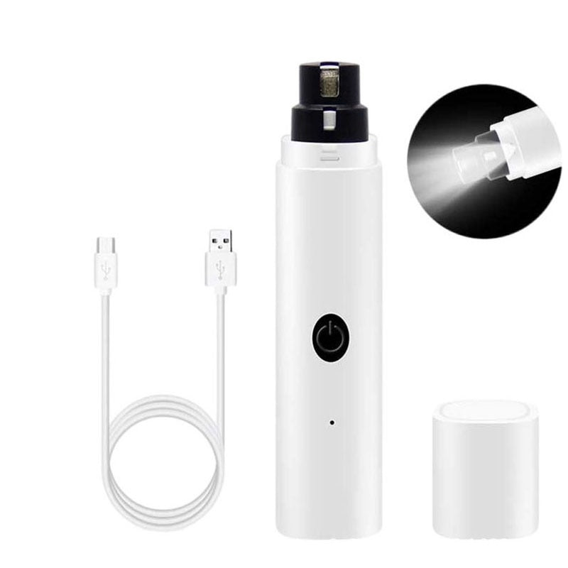 Pet Fully Automatic Nail Grinder With LED Light(2nd Generation White)