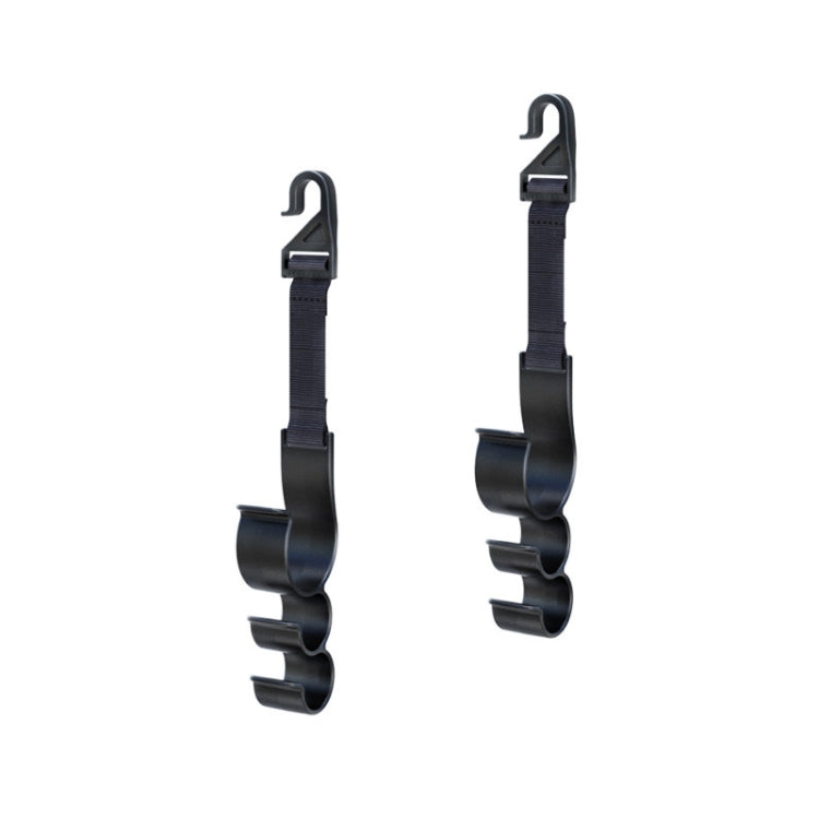 1pair Car Seat Back Umbrella Fixed Storage Hook