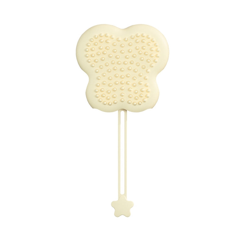 Pet Cleaning And Detangling Comb Cats And Dogs Bathing Brush, Color: Butterfly Yellow