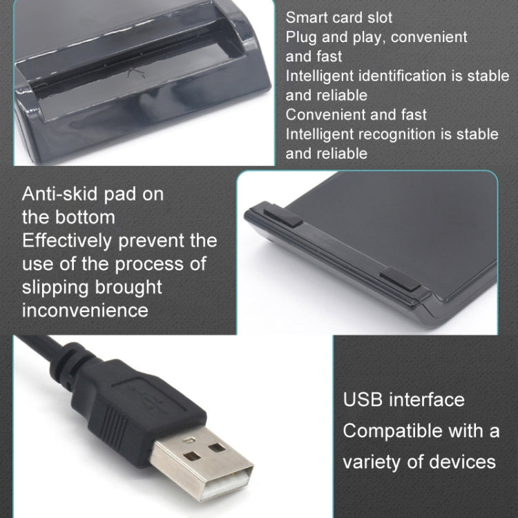 USB 2.0 IC Card / Bank Card / ID Card / SD Card Smart Reader, XJF-607 ...