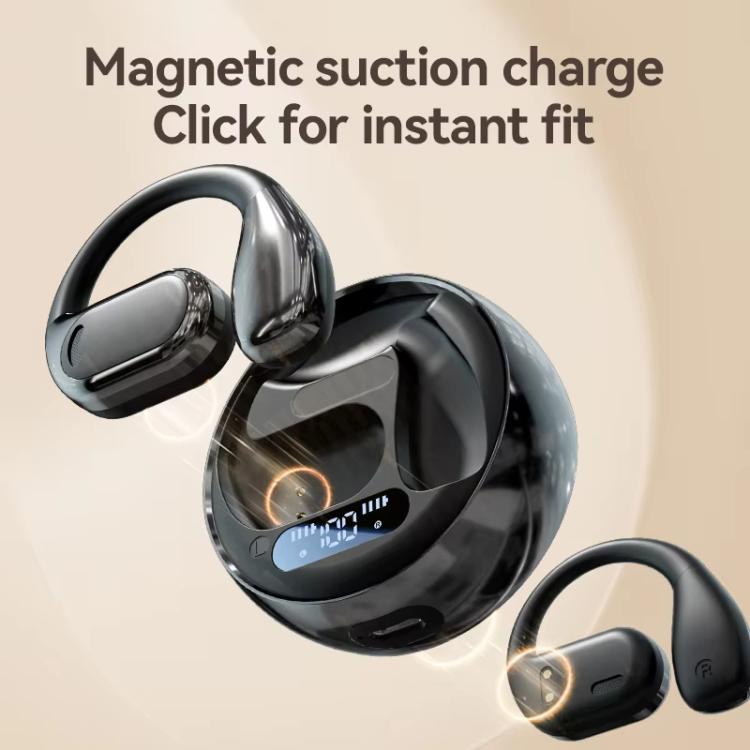 M76 Intelligent AI Translation On-Ear Digital Display Bluetooth Earpho ...