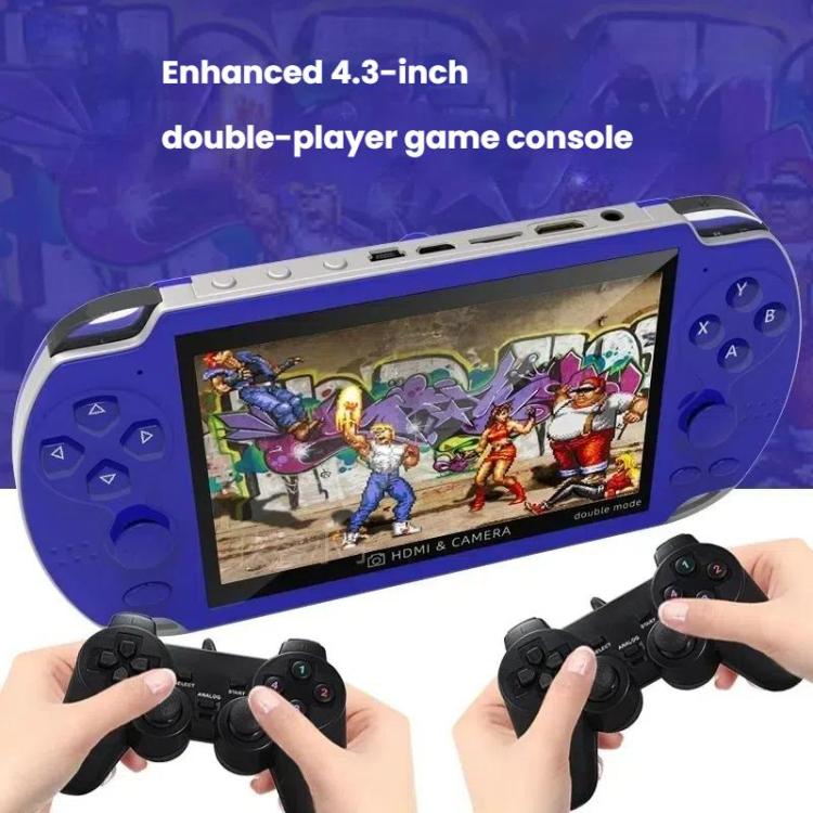 Long Camera Console A3 4.3-Inch Handheld Game Console With Camera Supports Dual Handles/TV ...