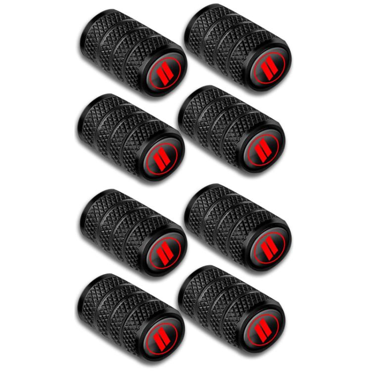 2 Sets Car Modification Aluminum Tire Valve Caps
