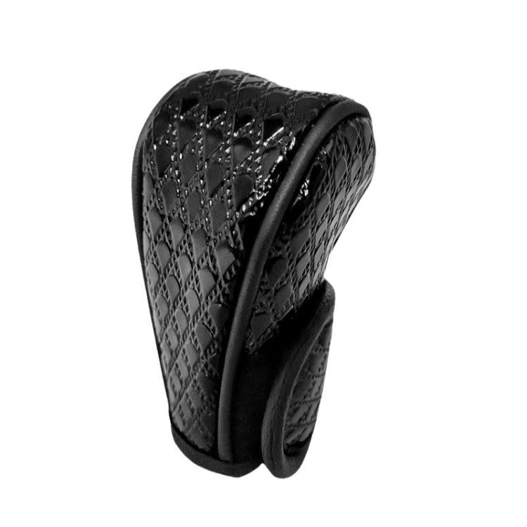 Peacock Pattern Leather Car Gear Shift Protective Cover