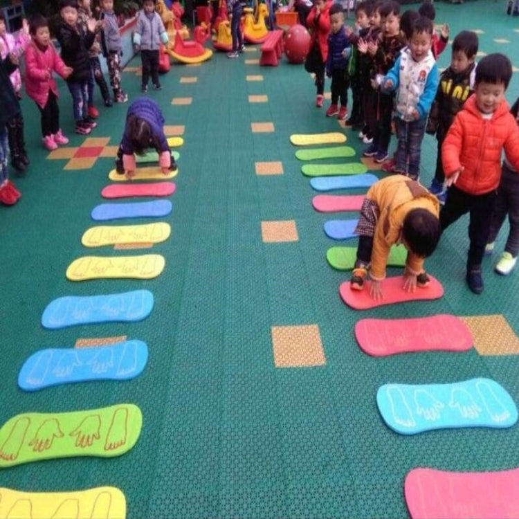 3 PCS Outdoor Sports Sense Training Equipment Foam Hands and Feet Cooperation Board Sports Game Toys for Children, Random Color Delivery, 3 PCS Hands and Feet Cooperation Board