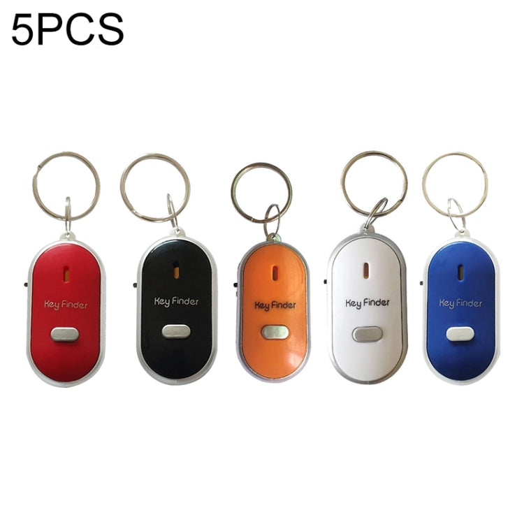 5 PCS ZG808 LED Key Finder Voice Control Anti-lost Device