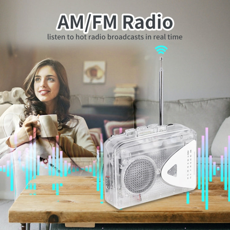 Portable Cassette Player Tape Player AM / FM Radio Reciver, AM / FM Ra ...