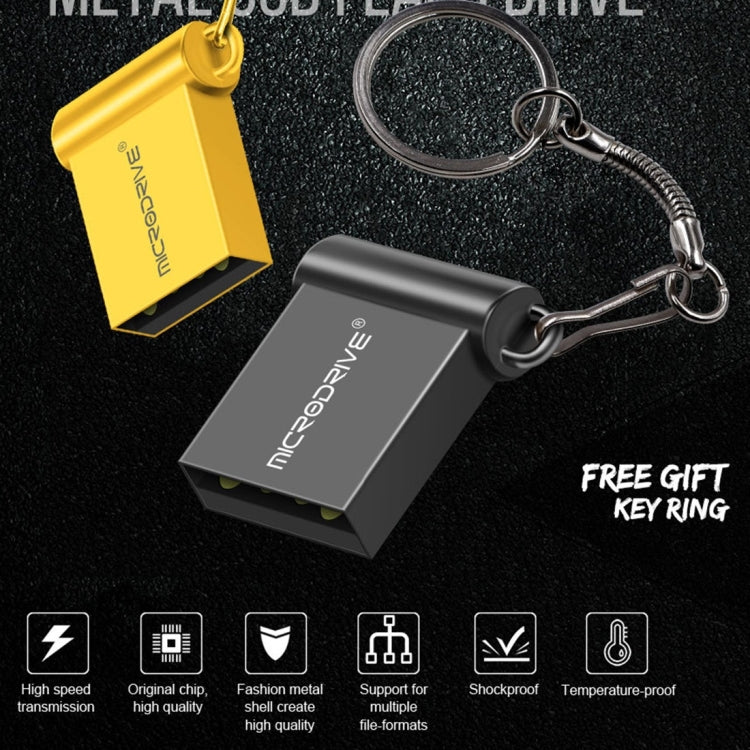 MicroDrive 64GB USB 2.0 Metal Mini USB Flash Drives U Disk, 64GB ...